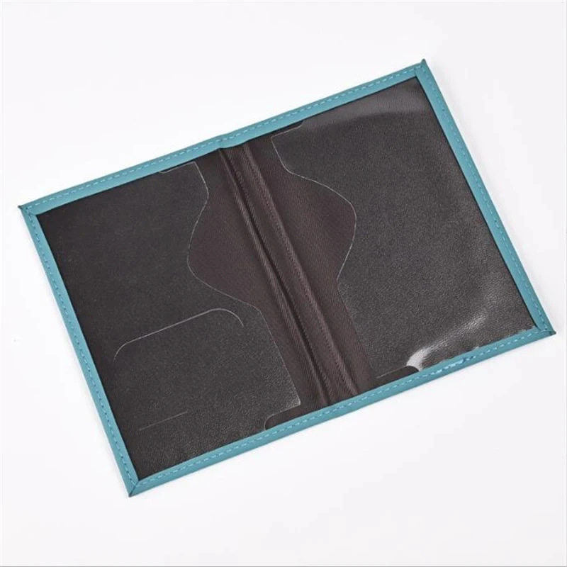 Leather Passport Holder For Men Business Travel Document Bag Passport Cover Passport Women Portable Bag PU Business Card Holder - Image 4