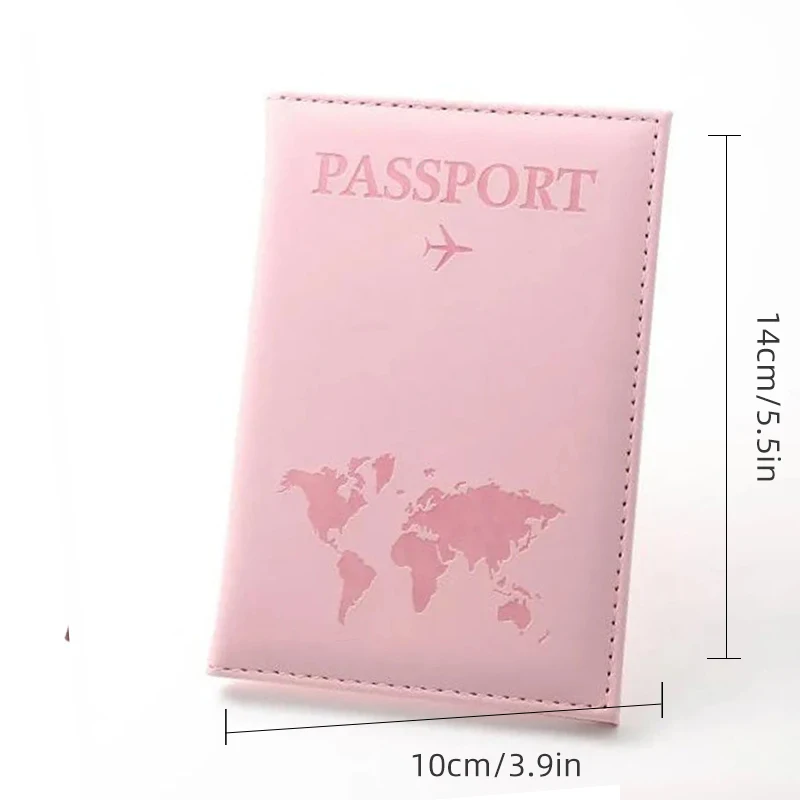 Leather Passport Holder For Men Business Travel Document Bag Passport Cover Passport Women Portable Bag PU Business Card Holder - Image 3